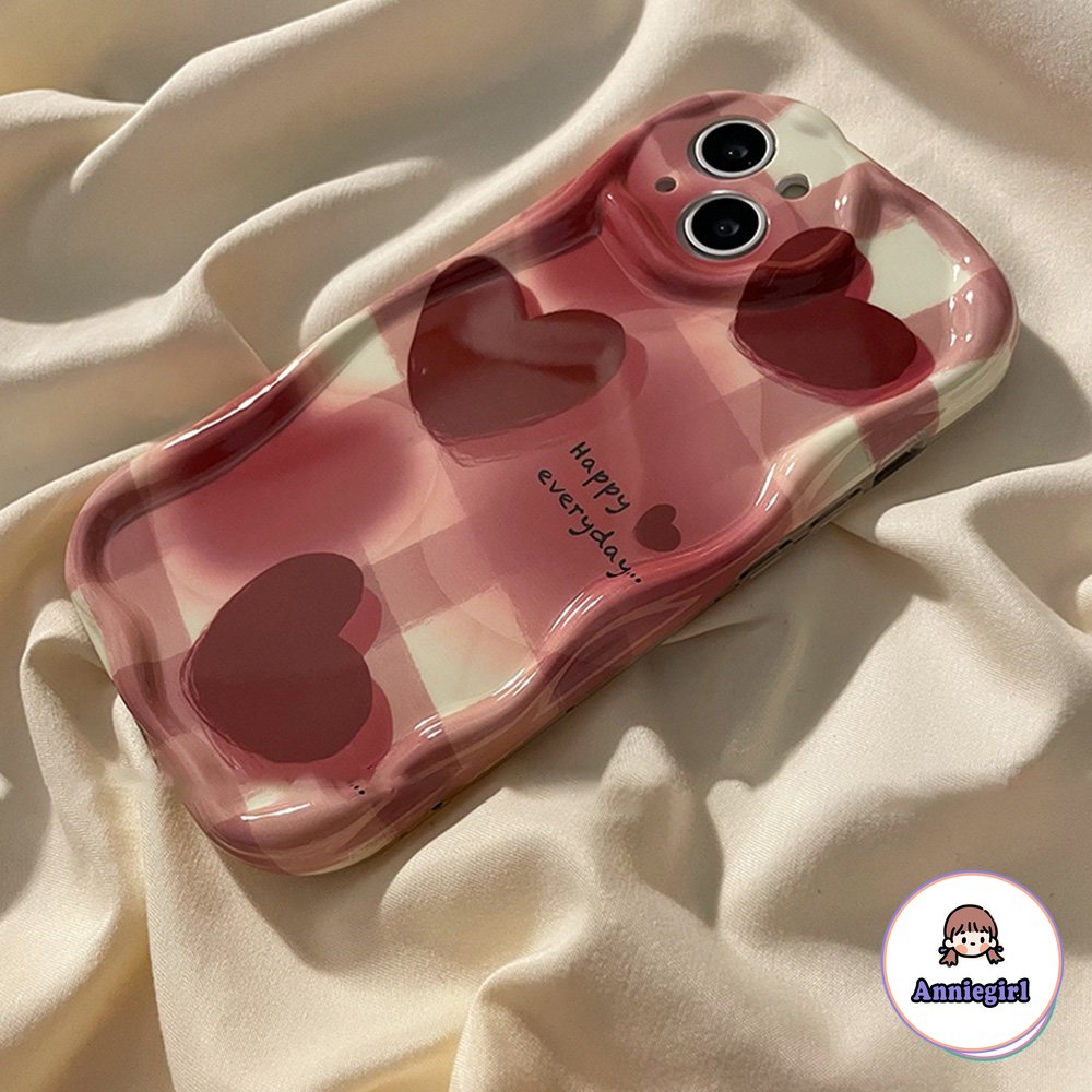 Ốp Điện Thoại Dẻo Họa Tiết Trái Tim Đỏ Rượu Phong Cách Cổ Điển Cho IPhone 11 Casing 14 Pro Max Ip 13 12 11 Pro Max 14 Pro Max