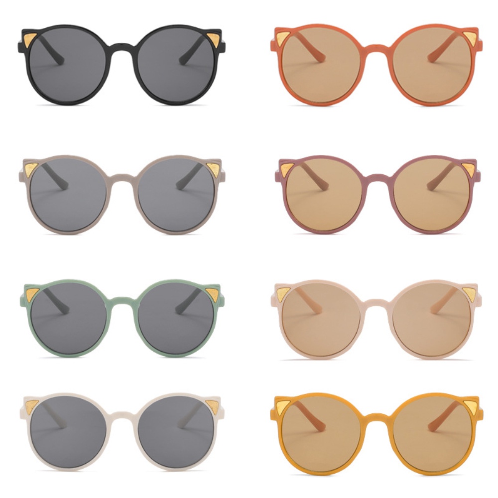 Kính Mát Gọng Mắt Mèo Chống Tia UV Cho Bé