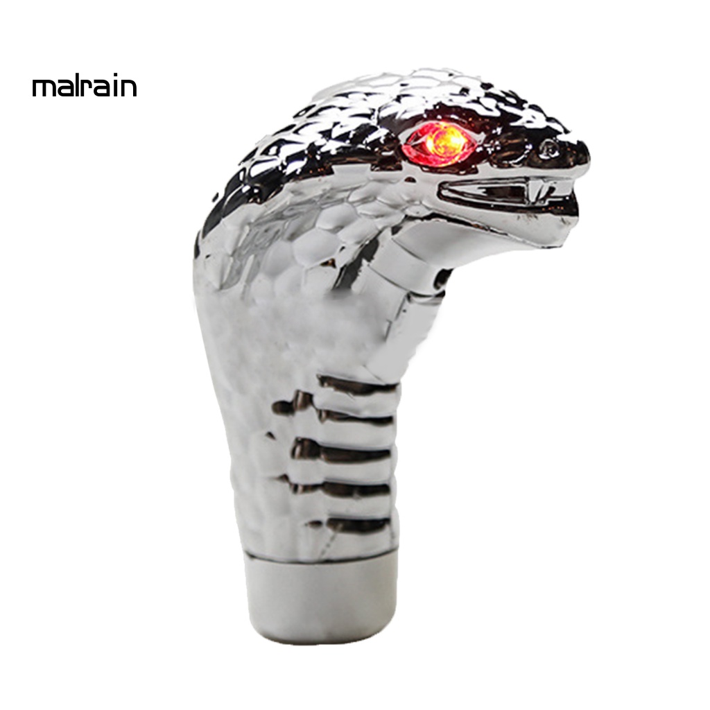 Tay Nắm Cần Số Xe Hơi Thiết Kế Rắn Hổ Mang Có Đèn LED