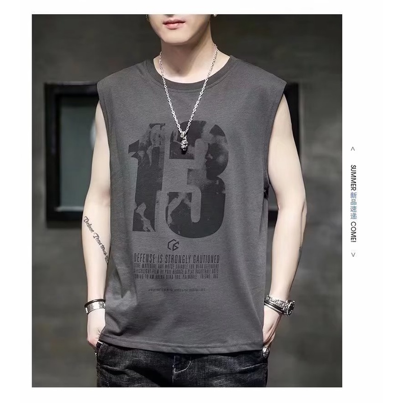 Áo Thun Ba Lỗ In Hình Thời Trang Nam Tính