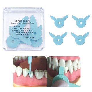 Set 4 thước đo khoảng cách răng chuyên dụng cho nha khoa