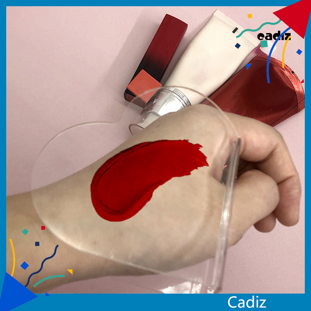 Bảng Màu Trang Điểm Móng Tay Acrylic Trong Suốt Viền Mịn Tái Sử Dụng Linh Hoạt Dễ Làm Sạch