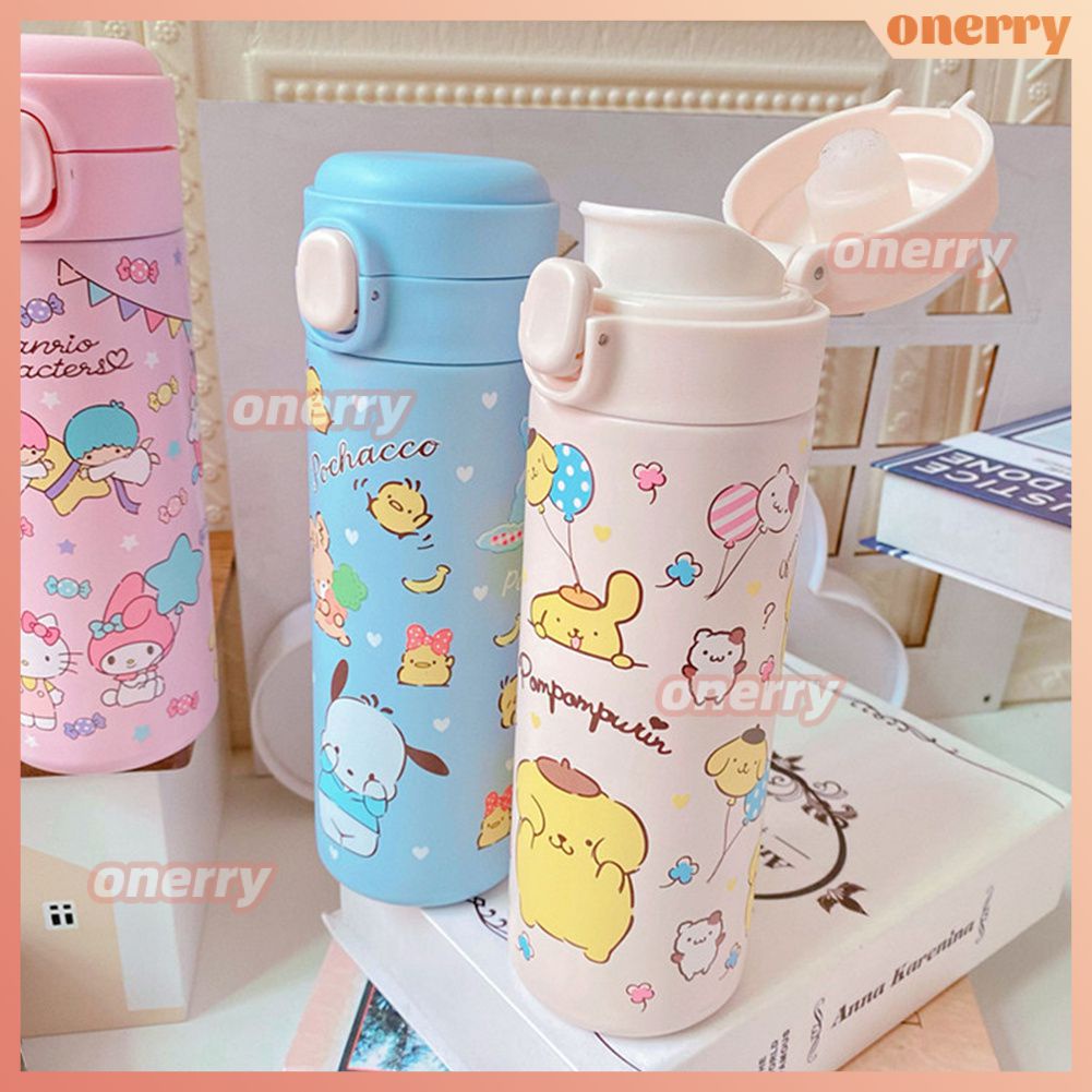 Hello Kitty My Melody Cinnamoroll Pompompurin Little Twin Stars Kuromi Cốc Giữ Nhiệt Bình Giữ Nhiệt Cho Trẻ Em Onerryvn