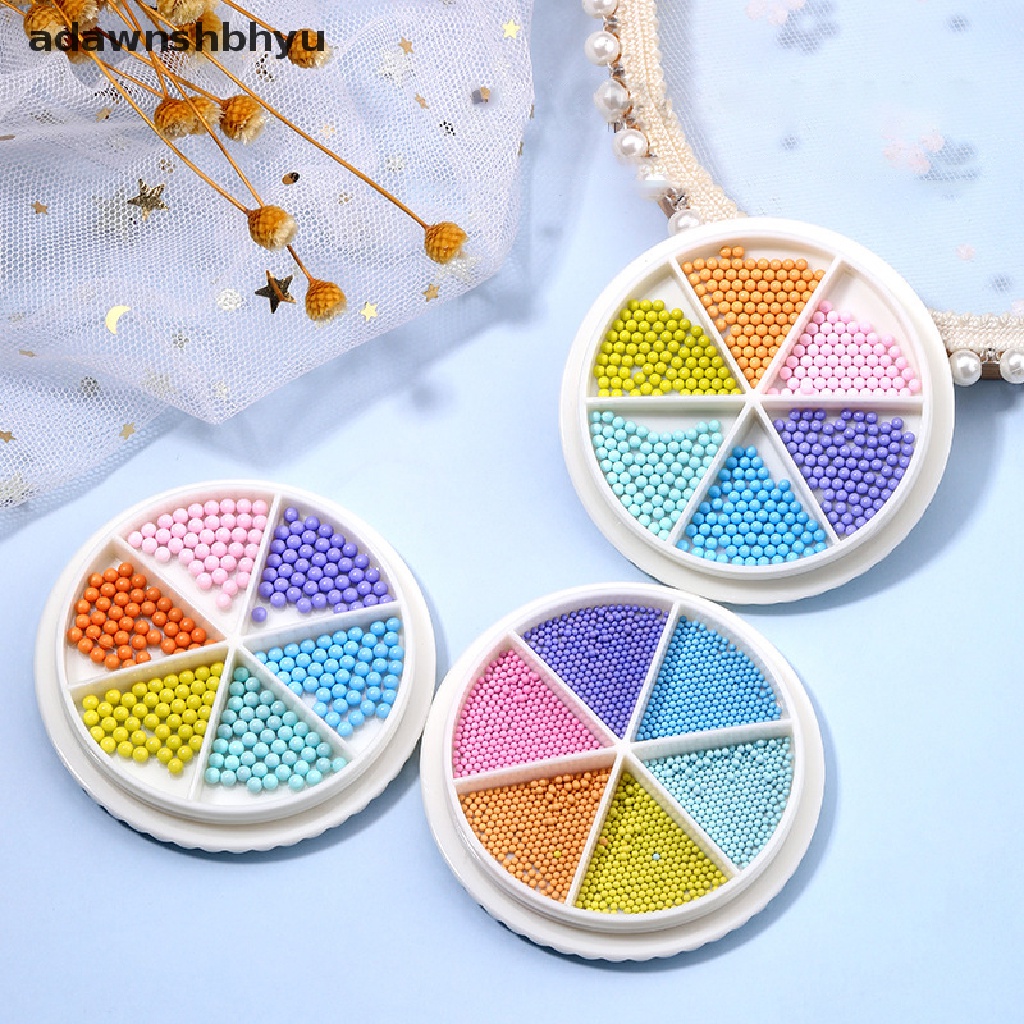 Hạt Cườm 3D Mini Nhiều Màu Sắc Dùng Trang Trí Móng Tay Nghệ Thuật DIY