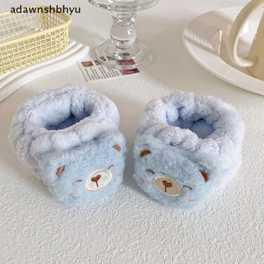 Bộ 2 Băng Đeo Cổ Tay Bằng Lông Cừu Kiểu Hoạt Hình Dễ Thương