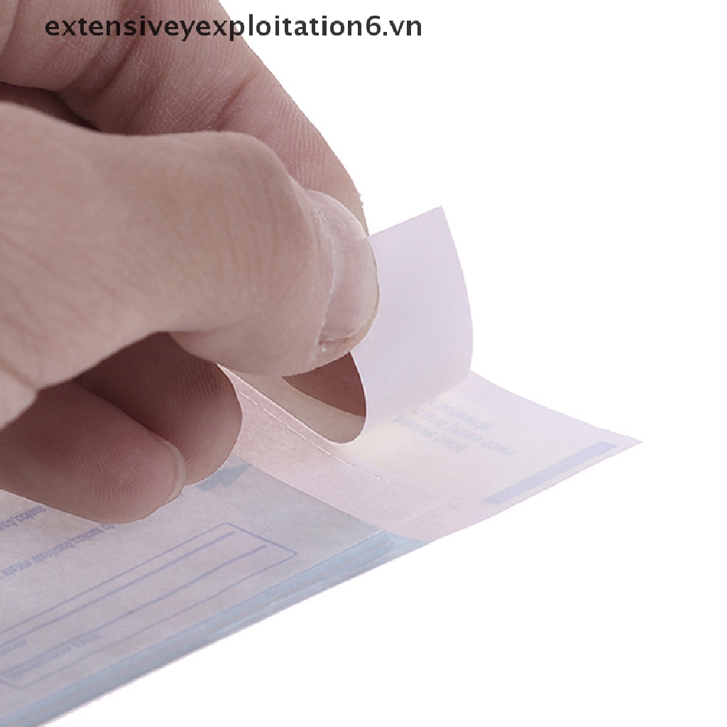 Set 200 Túi Khử Trùng Dụng Cụ Làm Móng Bằng PP Dùng Một Lần