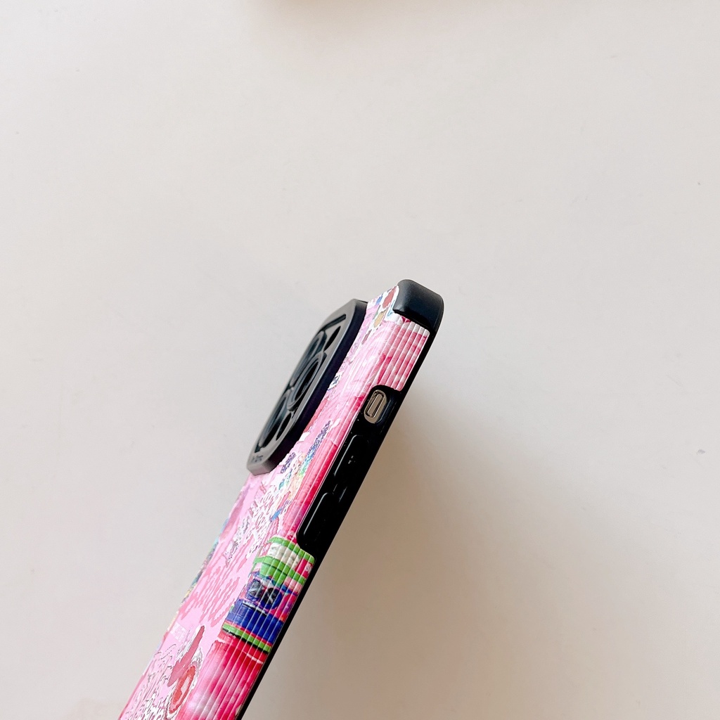 Ốp Điện Thoại tpu Dẻo Họa Tiết Hoạt Hình Đôi Mắt Thiên Thần Kèm Búp Bê Barbie Cho iPhone 14 13 12 11 Pro Max XS XR 7 8 Plus