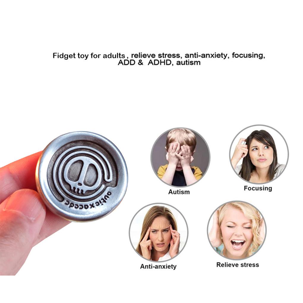 (runbu) Đồ Chơi Máy Bay Bằng Kim Loại Nhỏ Gọn Giảm Căng Thẳng Sành Điệu Thay Thế Cho Học Sinh / Văn Phòng