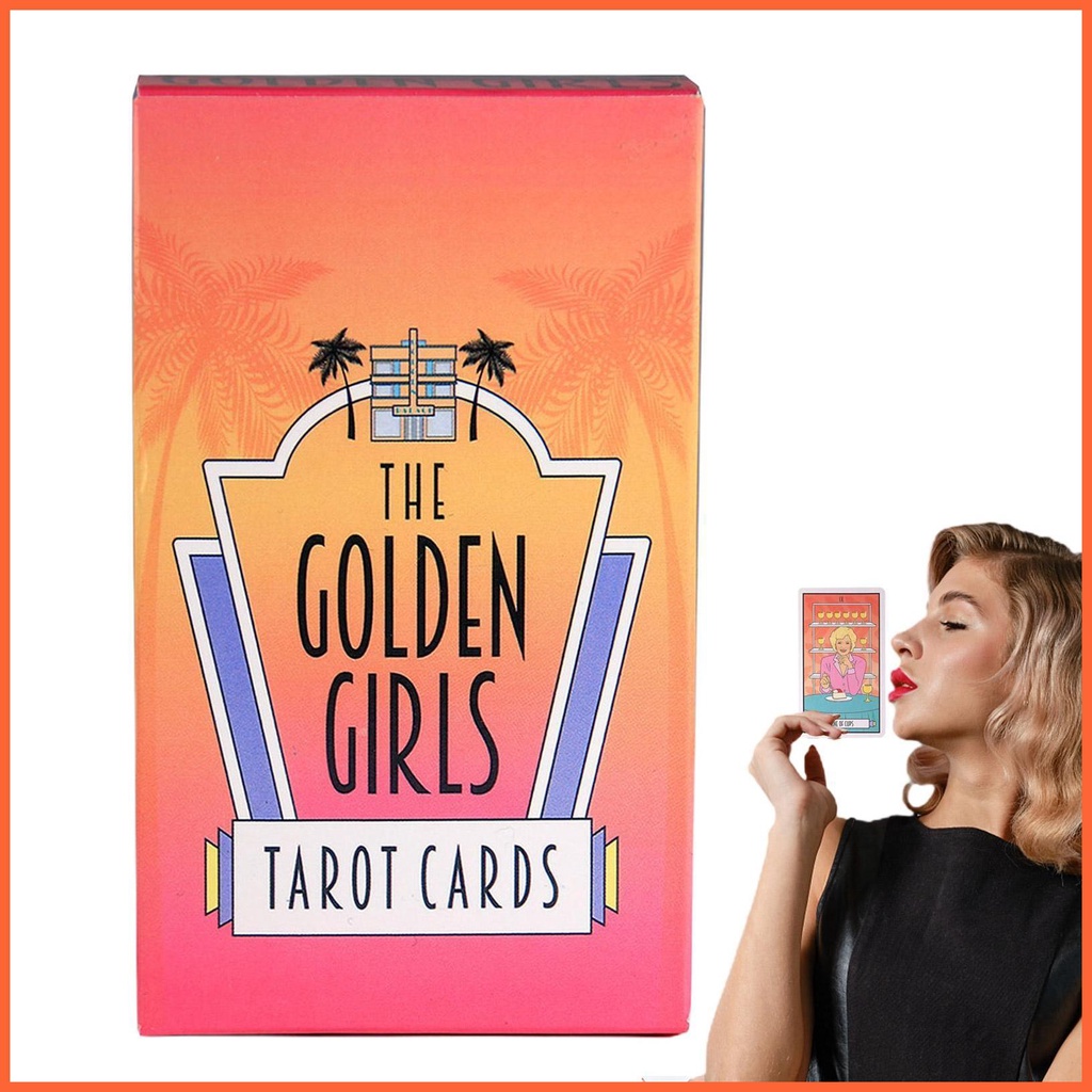 Bộ Bài Tarot Tiếng Anh Oracles Divination The Gold Girls
