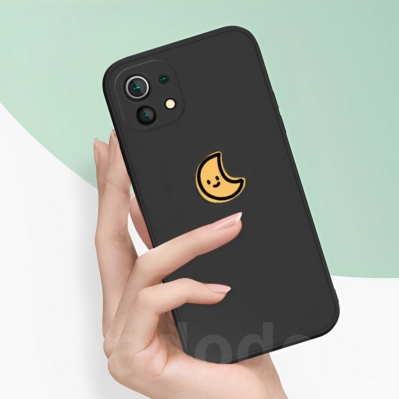 Shockproof Soft Casing Hauwei Nova 8 7i 7 6 SE 5T 3 3i 3E 4E Y7A Y6P Y9S Y6 Y7 Pro Y9 Prime 2019 Honor 20 Mate 50 Pro+ 40 30 20 Pro 5G P30 P20 Lite Cute Cartoon Sun moon Simple Couple Phone Case MDD 31