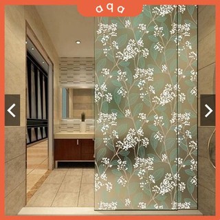 Combo 5m giấy dán kính hoa lá khổ rộng 0,45m.aqa
