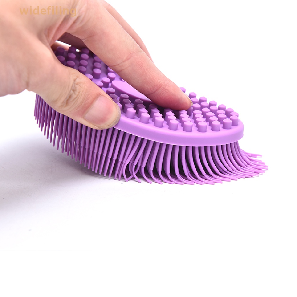 Bàn Chải Tắm Bằng Silicon Mềm Tẩy Tế Bào Chết Dễ Thương Cho Da Em Bé