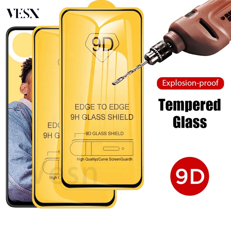 9D Kính cường lực full Cho Realme C51 C53 C55 C35 C33 C30 C30s C25 C25s C25y C21 C21y C20 C17 C15 C12 C11 C3 5G 4G 2023