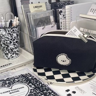 Túi đựng bút vải canvas sức chứa lớn Ohaya Pochacco