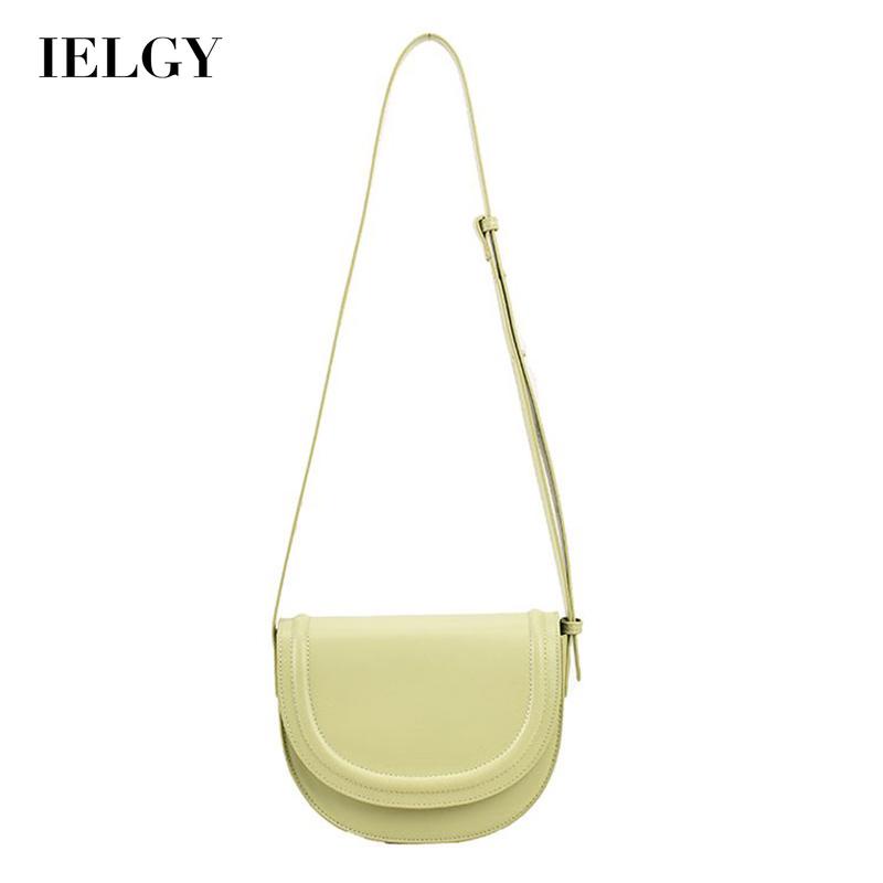 Túi Đeo Chéo Màu Sắc Tương Phản Phong Cách Phương Tây Cho Nữ