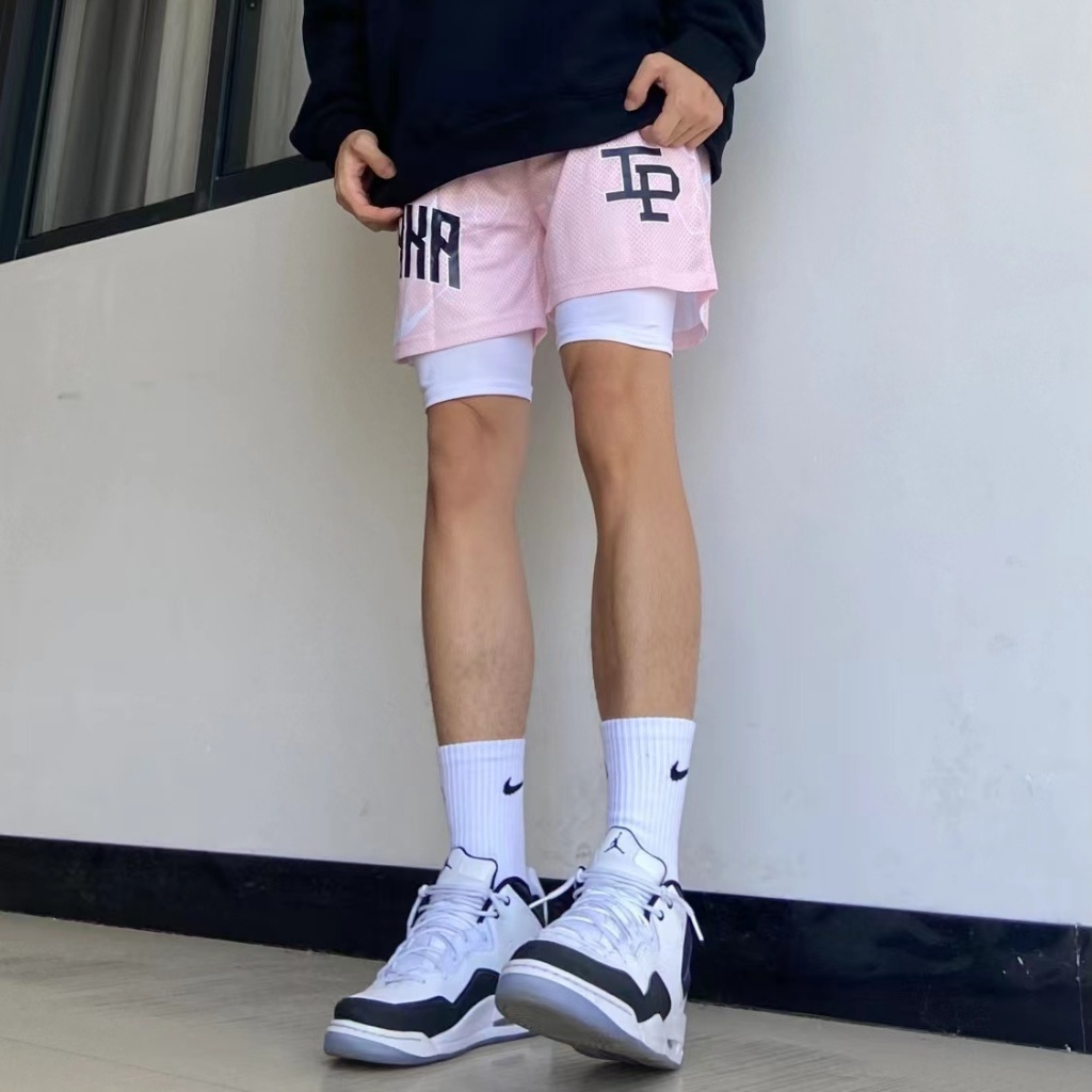 Quần Short Thể Thao Giả Hai Mảnh Thoáng Khí Mau Khô Phong Cách Đường Phố Kinetic Inaka Power