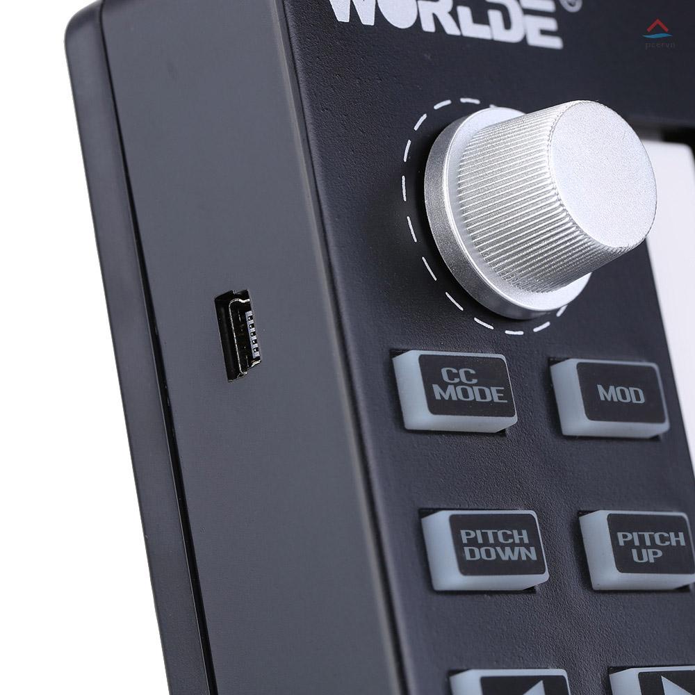 Bàn Phím Mini 25 Nút Bấm Kết Nối USB MIDI pcervn Thế GiớiE Easykey.25 25 Phím Mini