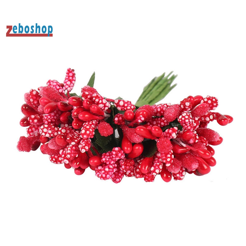 1 Bó Hoa Xốp Nhân Tạo Dùng Cho Trang Trí Tiệc Cưới / Giáng Sinh DIY