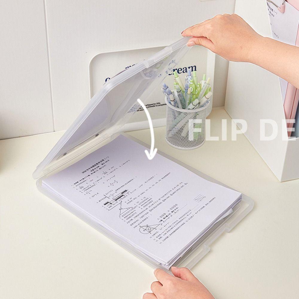 Bảng Kẹp Tài Liệu Khổ A4 5 Màu Sắc Tiện Dụng Cho Học Sinh / Văn Phòng