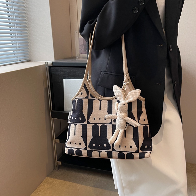 Túi Xách Vải Canvas Thiết Kế Cỡ Lớn Thời Trang Xuân Hè Cao Cấp Cho Nữ