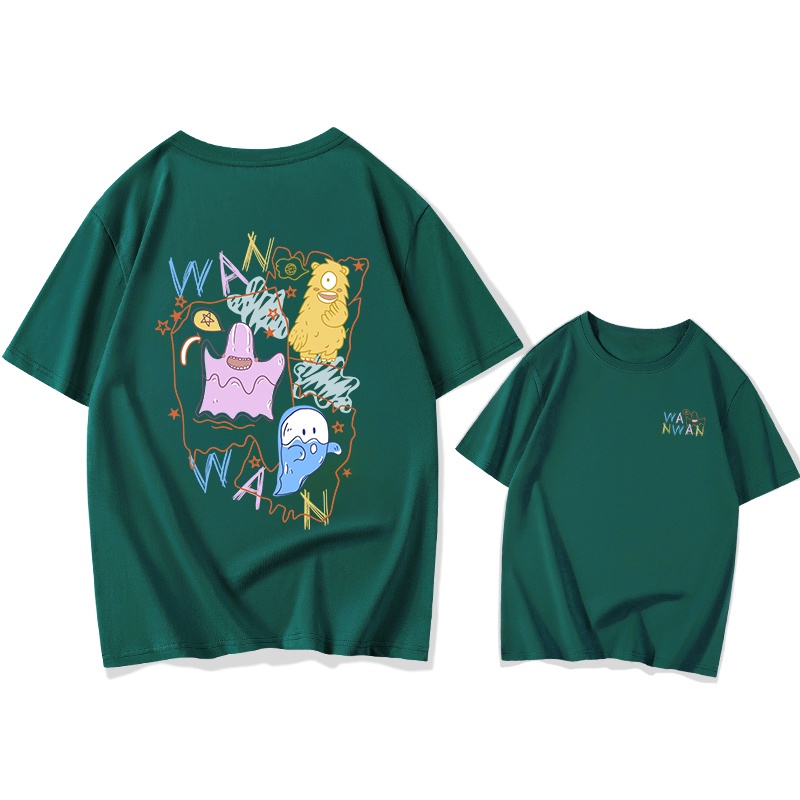 NRVP Áo Thun 100% Cotton Tay NgắN Plus Size Cho Nam Và Nữ