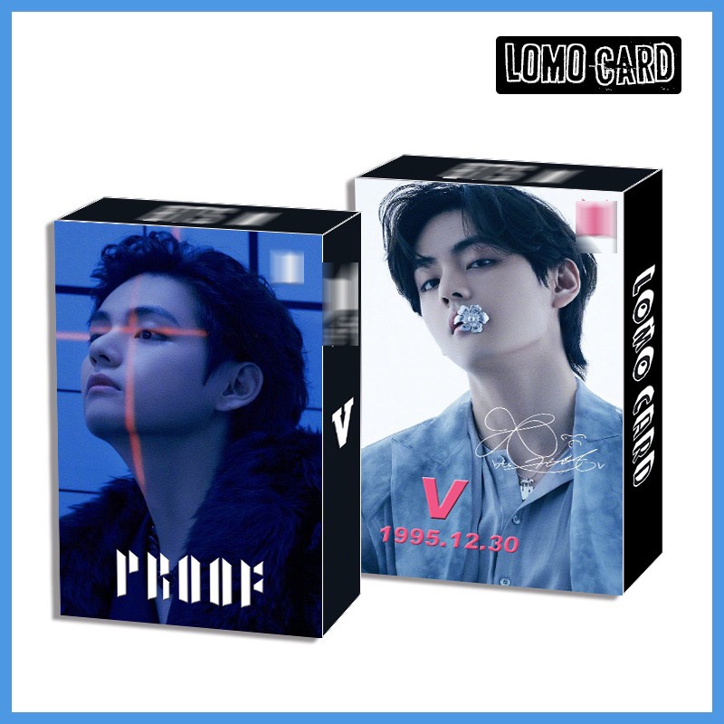 Hộp 30 Thẻ BTS Proof Album Photocard V JK JIMIN Suga JIN Lomo Card