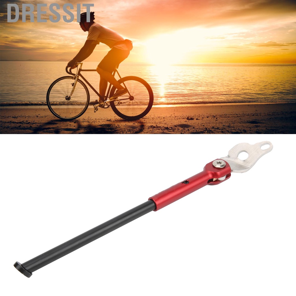 Dressit Bike Kickstand Light Weight Practical Aluminum Alloy Bicycle Replacement Accessory