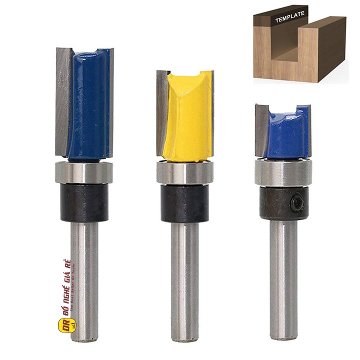 Mũi phay thẳng lấy nền gỗ có bi ngược - ĐNSR