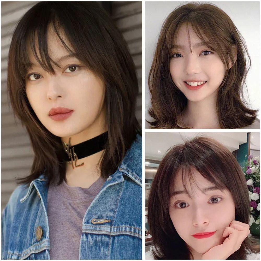 KAREN Bộ Tóc Giả 3D Dài 40CM Che Phủ Toàn Diện Tự Nhiên