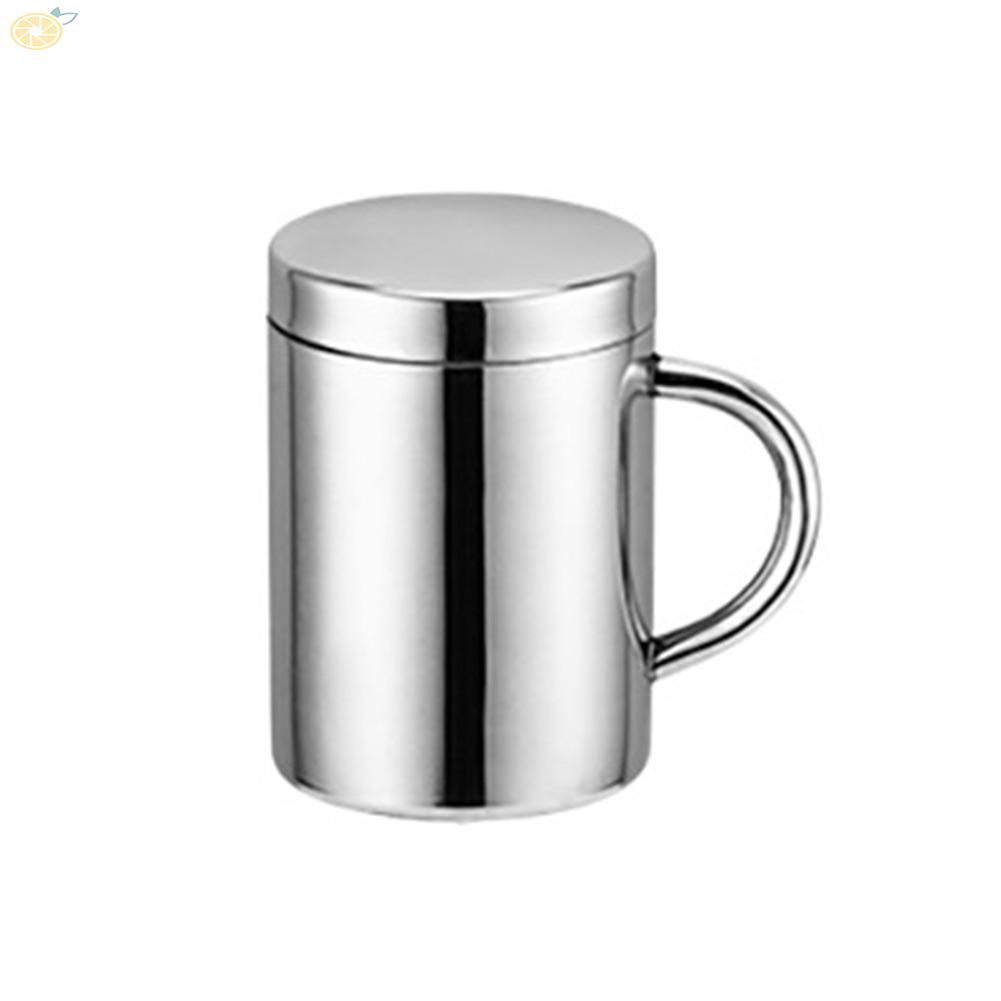 【VARSTR】Coffee Mug 210/301/400ML Beer Elegant Gift Stainless Steel With Handle