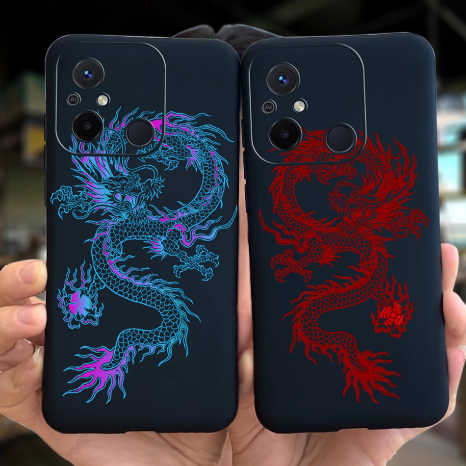 Ốp Điện Thoại Silicon Mềm Màu Kẹo Hình Bò Sữa Phi Hành Gia Cho Xiaomi Redmi 12C 11A 2023 Redmi12c 4G