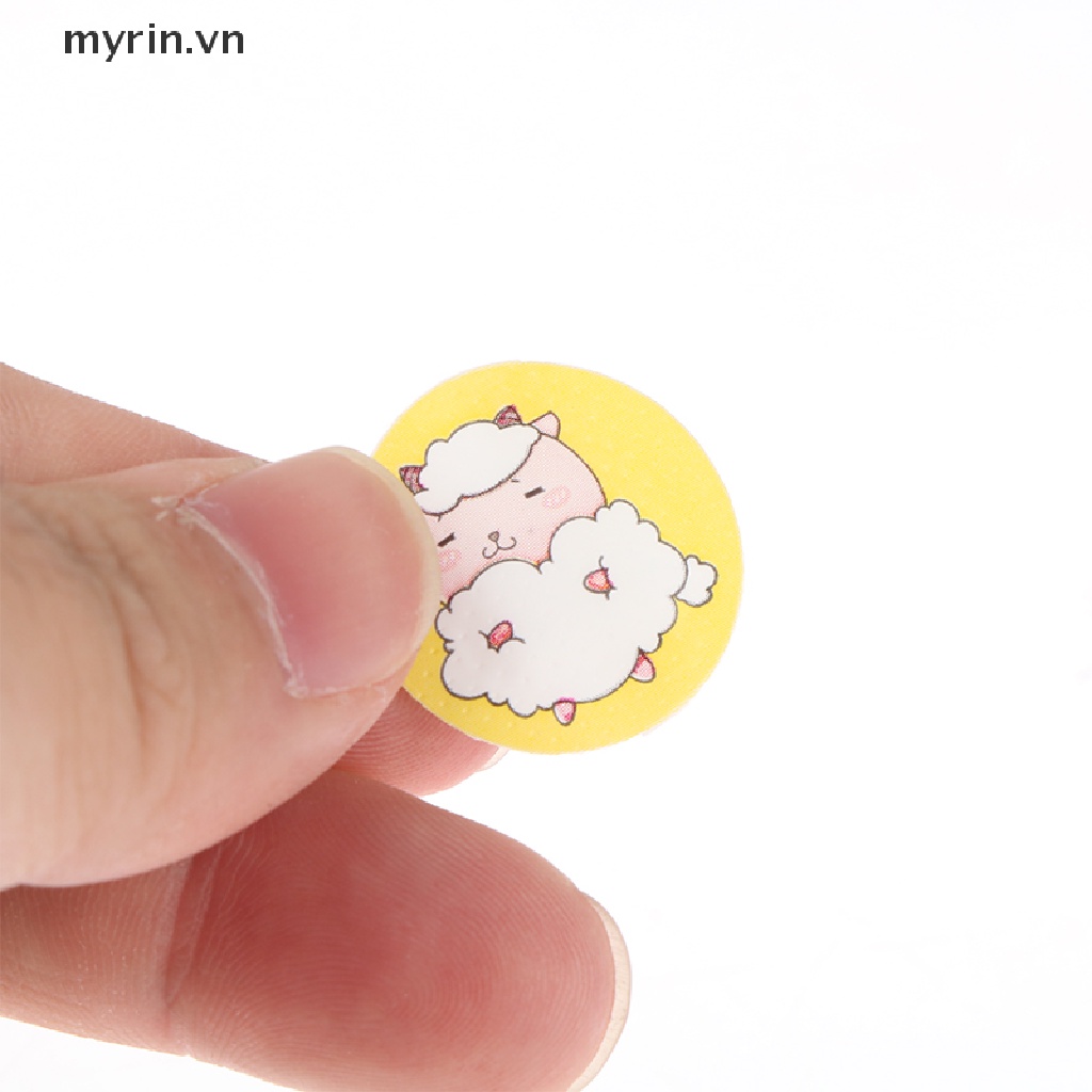 Hộp 120 Băng Cá Nhân Tròn Thoáng Khí Chống Thấm Nước Cho Bé