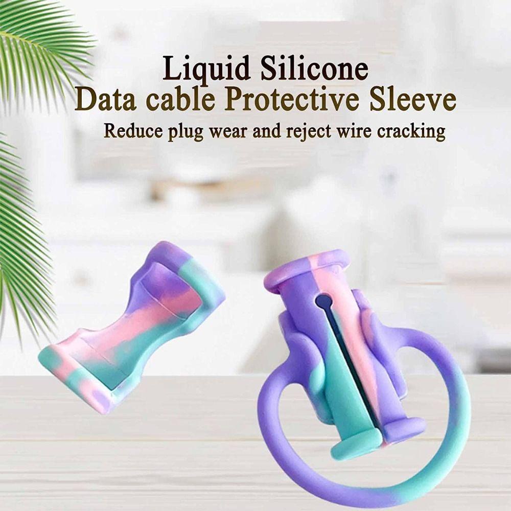 BEBETTERM Phụ Kiện Bảo Vệ Dây Cáp Dữ Liệu Bằng Silicon Chống Đứt Tiện Dụng