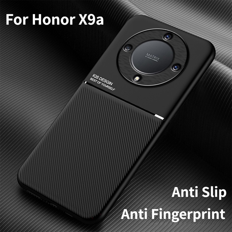 Túi Da Đeo Chéo Thời Trang Thanh Lịch Cho Nữ ⭐ Ốp Điện Thoại Silicone Mềm Nhám Chống Rơi / Sốc Có Giá Đỡ Dạng Vòng Tròn Từ Tính Gắn Xe Hơi Cho Honor X9a X9 X8 X7a 4G 5G 2023