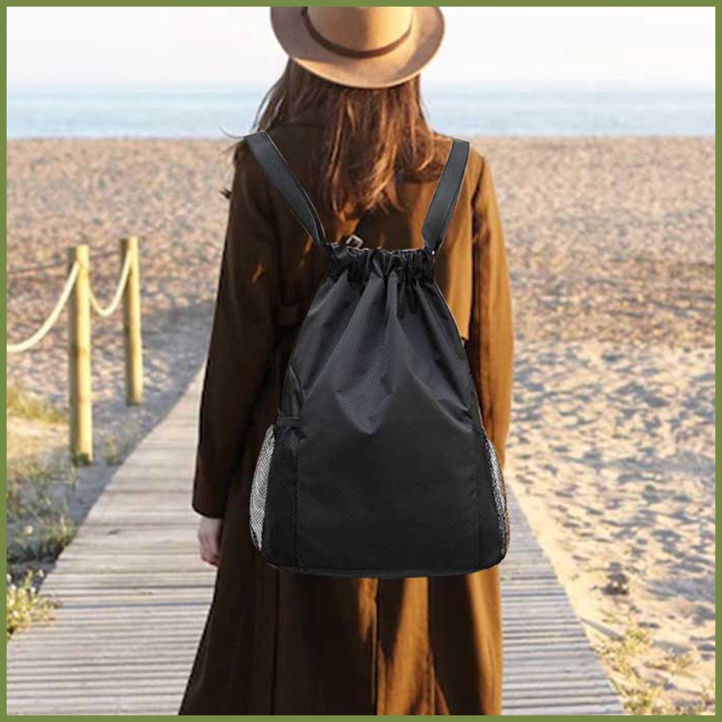 Túi Dây Rút Thể Thao Sức Chứa Lớn Chống Thấm Nước Có Lưới kouvn kouvn