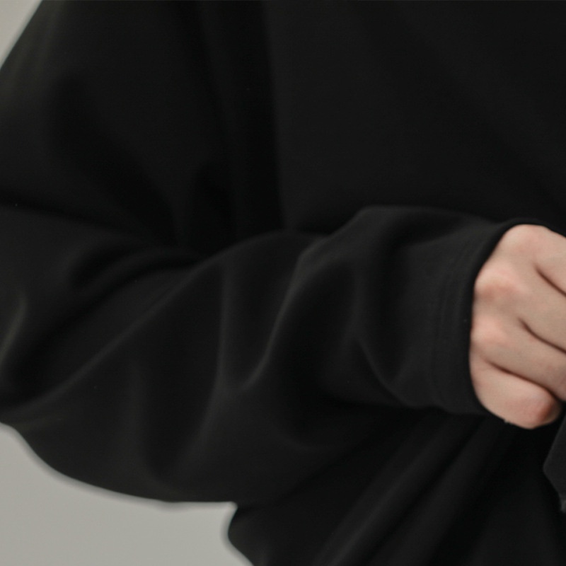 Áo Thun Dài Tay Cổ Lọ Hai Mặt Màu Trơn Thời Trang Thu Đông Cho Nam