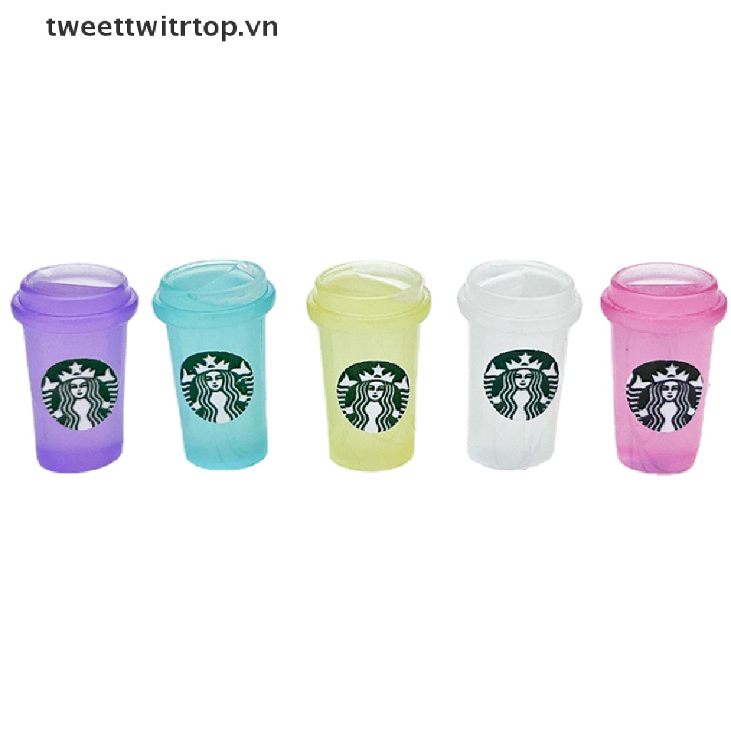 Set 5 Ly Cà Phê Dạ Quang Dùng Để Trang Trí Nội Thất