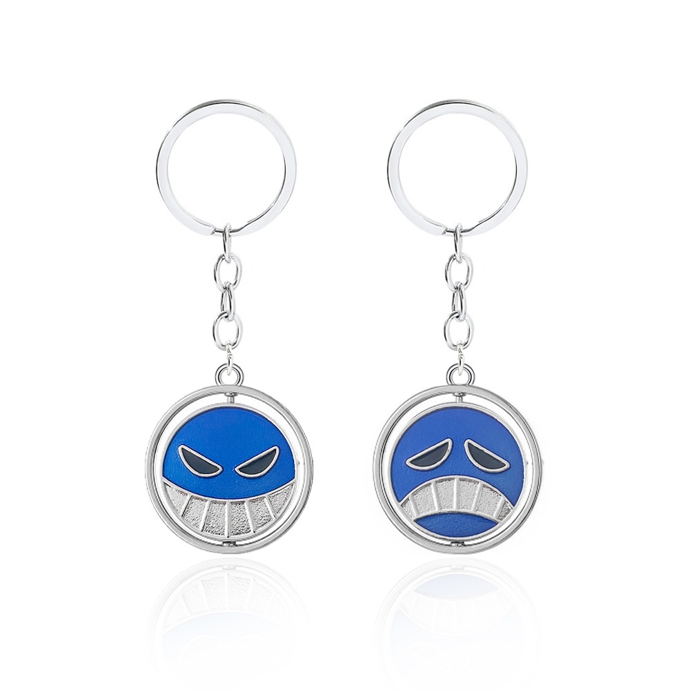 Vòng cổ Kim Loại Mặt Hình Anime Pirate King 'S Peripheral Luffy Ace Đa Năng Thời Trang Cho Nam Và Nữ