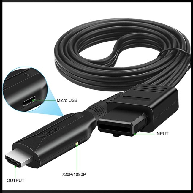 Cáp Chuyển Đổi Zevaret 720p / 1080p N64 Sang Hdmi Cho Máy Chơi Game Nintendo