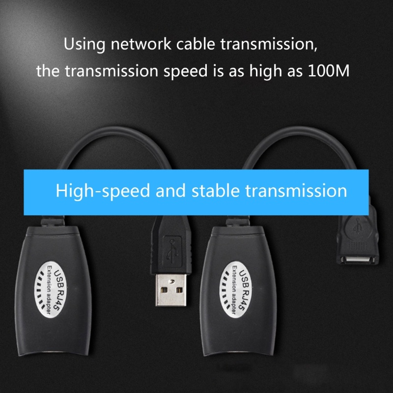 Bộ 2 Đầu Nối Dài Chuyển Đổi Cổng USB Sang RJ45 Lan Ethernet | BigBuy360 - bigbuy360.vn