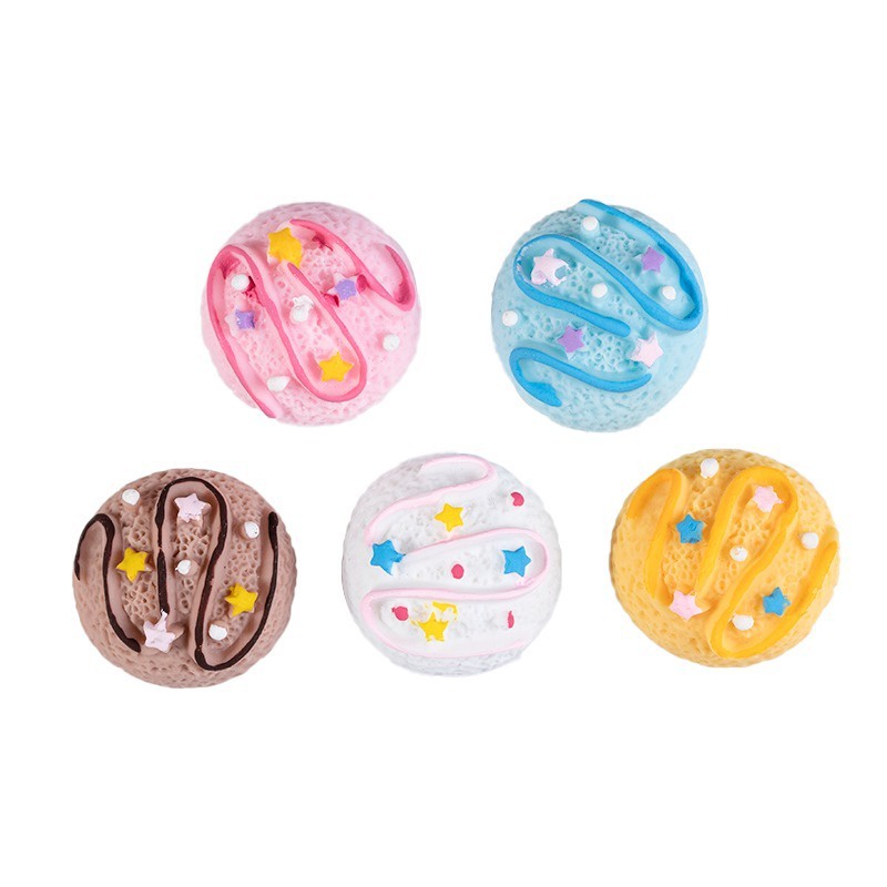 Set 10 / 20 / 50 Quả Bóng Nhựa Hoạt Hình Dễ Thương Dùng Để Trang Trí Ốp Điện Thoại