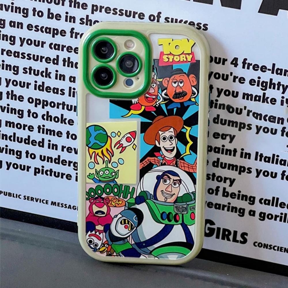 Ốp Điện Thoại TPU Dẻo Họa Tiết Hoạt Hình Buzz Lightyear Dễ Thương Chống Sốc Cho IPhone 11 12 13 14 Pro Max 14 Plus