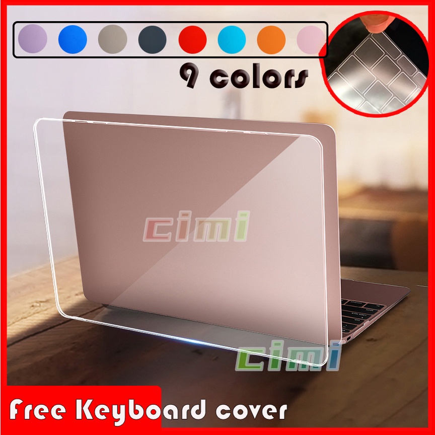 Ốp Máy Tính Bảng Nhựa Trong Suốt Cho Apple Macbook Air New Pro Retina 11 12 13 14 15 16 inch 2019 2018 2020 2021 M1