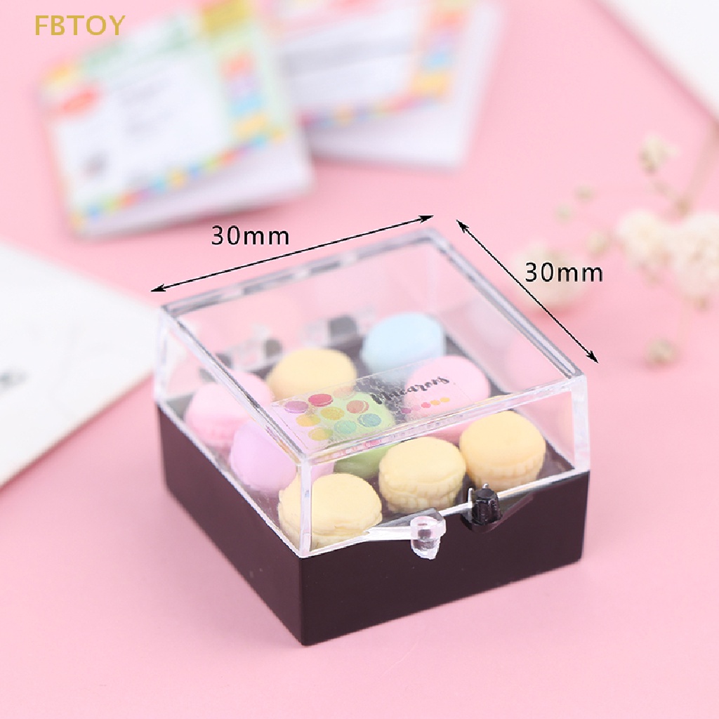 1 Bộ Mô Hình Bánh Macaroon Tỉ Lệ 1: 12 Trang Trí Nhà Búp Bê