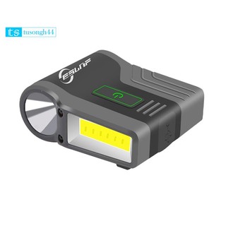 ESLNF Outdoor Headlight Clip Cap Light Smart Sensor Waterproof Flashlight Portable Head Light Lamp for Night Fishing Cycling