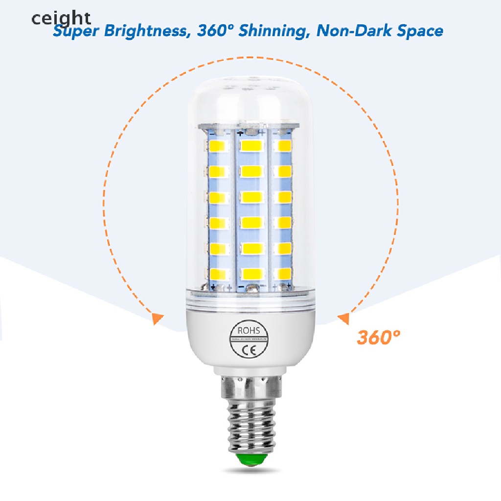 Bóng Đèn LED Bắp Ngô Ánh Sáng Trắng Ấm E27 E14 7W 9W 12W 15W 20W 25W 5730 SMD