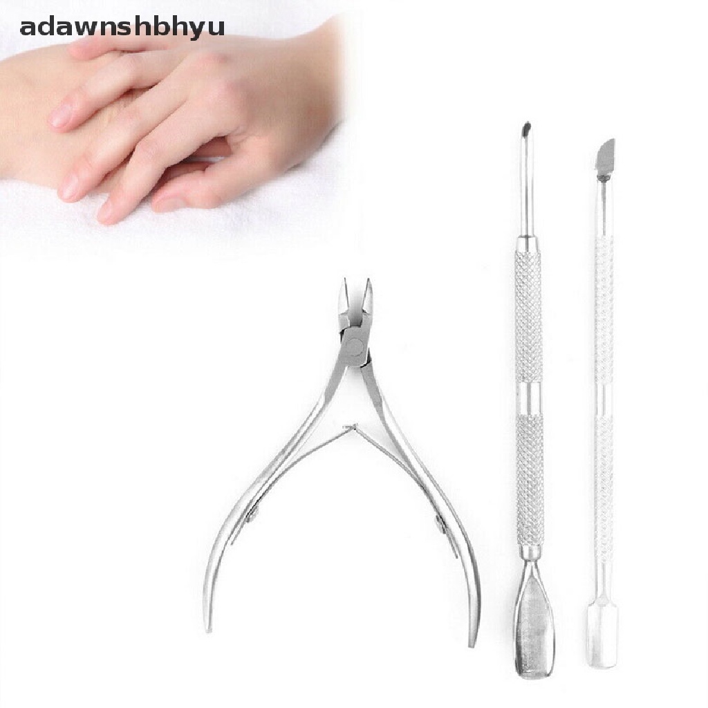 Bộ 3 Dụng Cụ Chăm Sóc Móng Tay Bằng Thép Không Gỉ Chất Lượng Cao