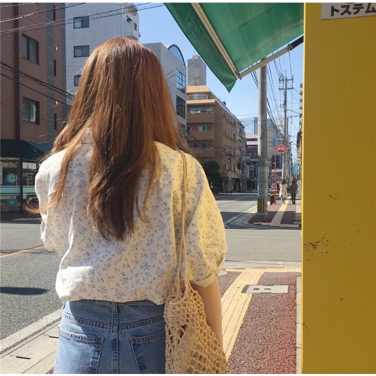 Myaistyle Áo Sơ Mi cotton chiffon Phong Cách Hàn Quốc Thời Trang Cho Nữ 12Z23031615