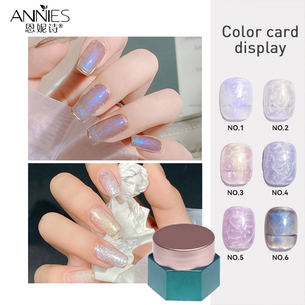 Gel Sơn Móng Tay 12 Màu Vỏ Sò Ngọc Trai Cực Quang Nổi Bật