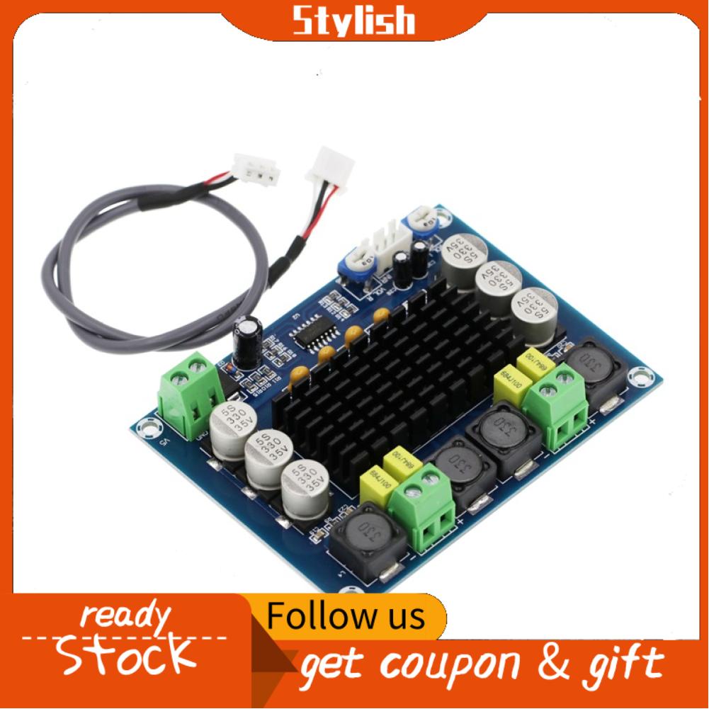 Stylish365 Audio Amplifier Board 2 Channel Amplify Module TPA3116D2 2x120W High Power Accessory